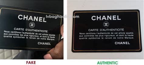 chanel black purse fake|authenticity card chanel.